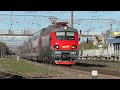 Электровоз ЭП20-043 с поездом № 739 Москва - Брянск
