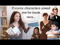 Recommending books to iconic fictional characters