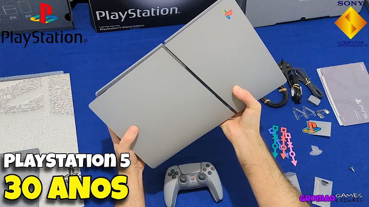 🇧🇷 Novo PS5 30th Anniversary edição limitada de 30 anos de aniversário PlayStation 5  unboxing  br