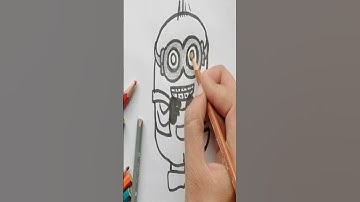 How To Draw Otto From Minions - The Rise of Gru #trending #viral #nrsdrawingacademy
