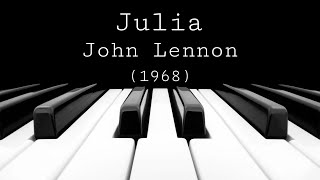 Video thumbnail of "Julia - John Lennon (1968)"