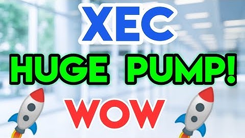 ecash XEC Huge Pump Alert! Holders || XEC Ecash Price Prediction Update || Crypto News Today