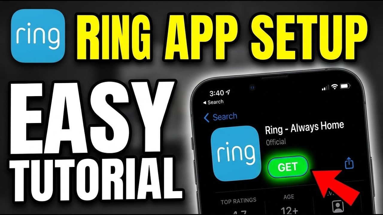 How to download Ring app to set up your Ring Stick Up Cam - Easy ...