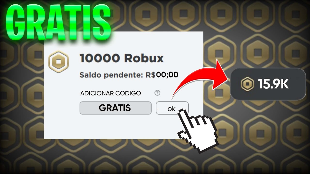 COMO GANHAR 891 ROBUX DE GRAÇA NO ROBLOX EM 2023! (Funciona) 