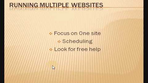 managing multiple websites.wmv