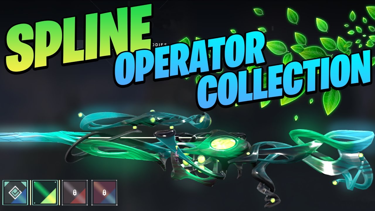 SPLINE OPERATOR SKIN SHOWCASE AND GAMEPLAY VALORANT SPLINE SKINS
