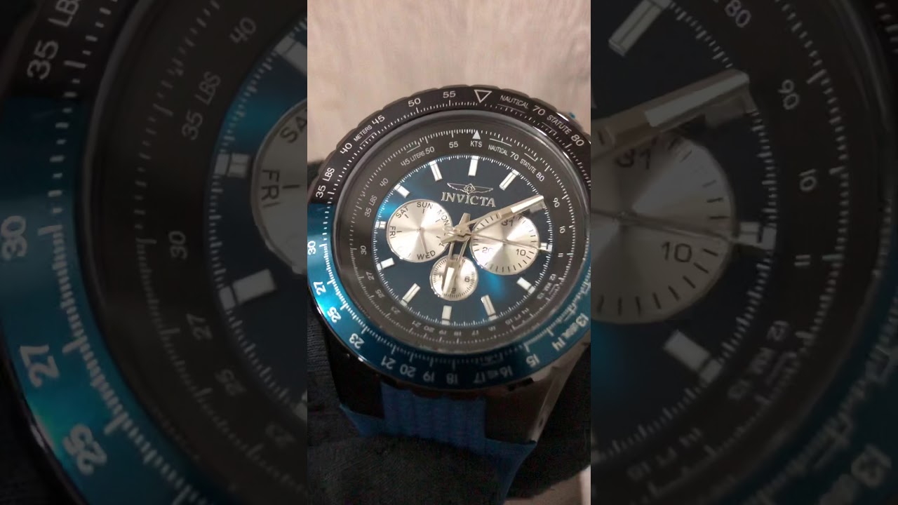 Reloj Invicta Aviator 33037 - YouTube