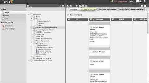 Typo3 - Editing Page Properties