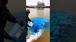 Pria Ini Membuat Air Danau Menjadi Biru