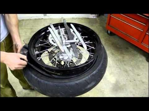 How to Change ADV Motorcycle Tires Using the Baja No Pinch Tool (Gear and  Beer Ep3) 