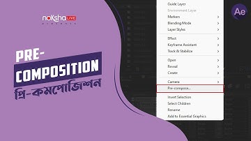 Adobe After Effect Tutorial | How to Use Pre-Composition | Free Bangla Creative Learning 101