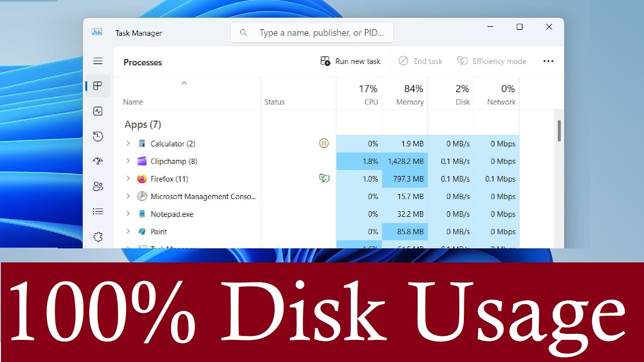 100 Disk Usage In Windows 11 Windows 11 Too Slow 2 Simple Solutions 100-disk-usage-in-windows-11-windows-11-too-slow-2-simple-solutions