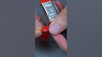 Did you know this how to make thin paint brush #shorts