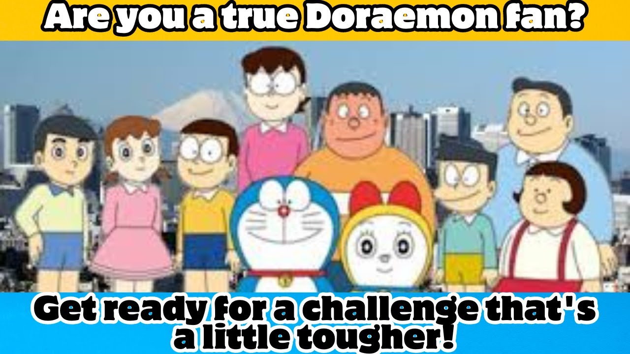 A Real Doraemon Friends Can Pass the Challenge | Doraemon Friends Quiz | 