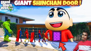 GTA 5 Shinchan Enters In Portal And Became Giant Shinchan Tamil screenshot 5