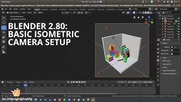 13. BLENDER 2.80: VERY BASIC ISOMETRIC CAMERA SETUP