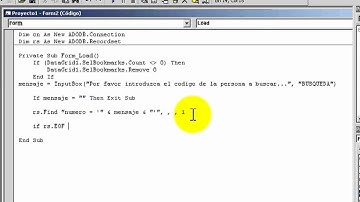 base datos en visual basic 6.0 con acces 2007 buscar método 1.mp4