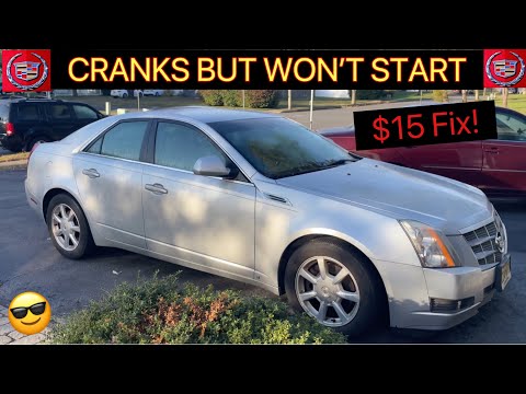 CADILLAC CTS EVAC PURGE VALVE REPLACEMENT – Do this if car does not start after filling up with gas