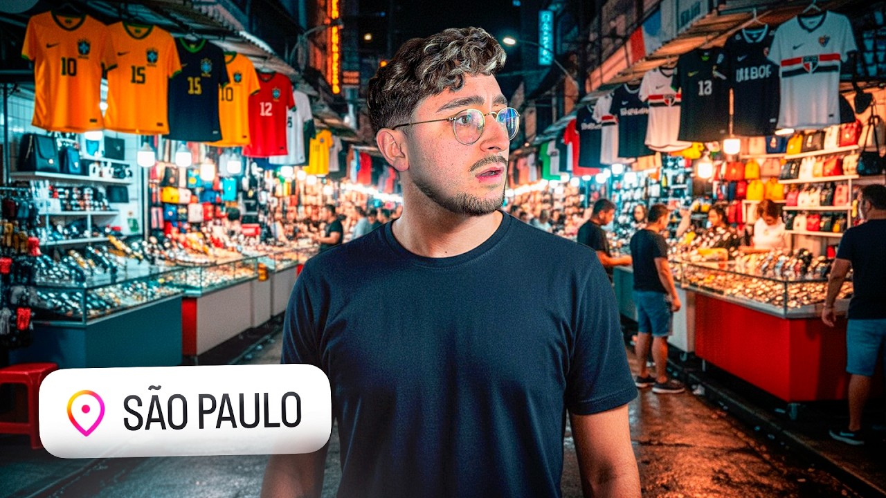 El MERCADO de FALSIFICACIONES de SAO PAULO *PELIGROSO*