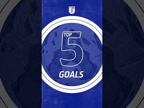 🔝👋⚽️ Top five goals from the #EFL weekend!