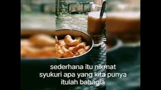 singkong goreng dan segelas es kopi saat hujan#story wa#shorts