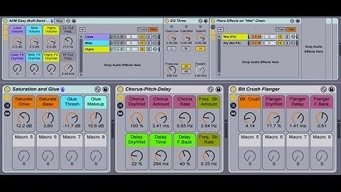 Free Ableton Live Easy Multi Band FX Rack