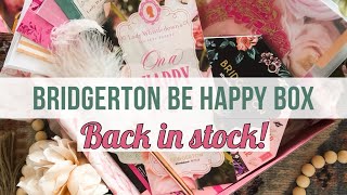 Unboxing the Bridgerton Be Happy Box! A Happy Planner Exclusive - Back in Stock Now! Flip Through