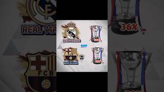 REAL MADRID VS BARCELONA #shorts #trophy #football #рекомендации