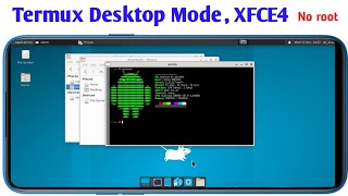 Termux Graphical user interface (gui) | termux desktop environment | xfce4 termux screenshot 5