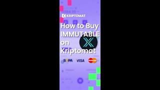 How to Buy Immutable (IMX) on Kriptomat | Easy, Secure Mobile App Tutorial