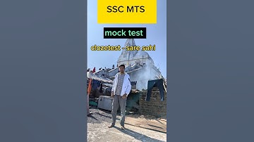 SSC MTS 2025 🎯 CLOZETEST MOCK TEST ✅  #youtubevideo