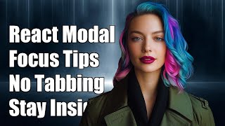 React Modal Focus Management: Prevent Tabbing Out of Modal Window