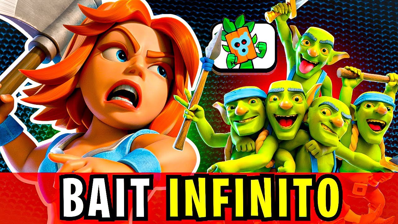 LOG BAIT INFINITO 😱 El MAZO que DESTRUYE TODO en Clash Royale