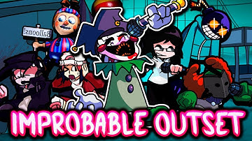 IMPROBABLE OUTSET but Every Turn a Different Character Sings 🎶⚡ (FNF D-Sides Everyone Sings It)