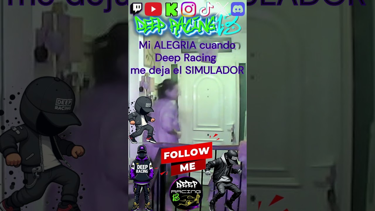 My JOY when Deep Racing lets me use the SIMULATOR 