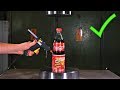 10 AMAZING LIFE HACKS with Hydraulic Press