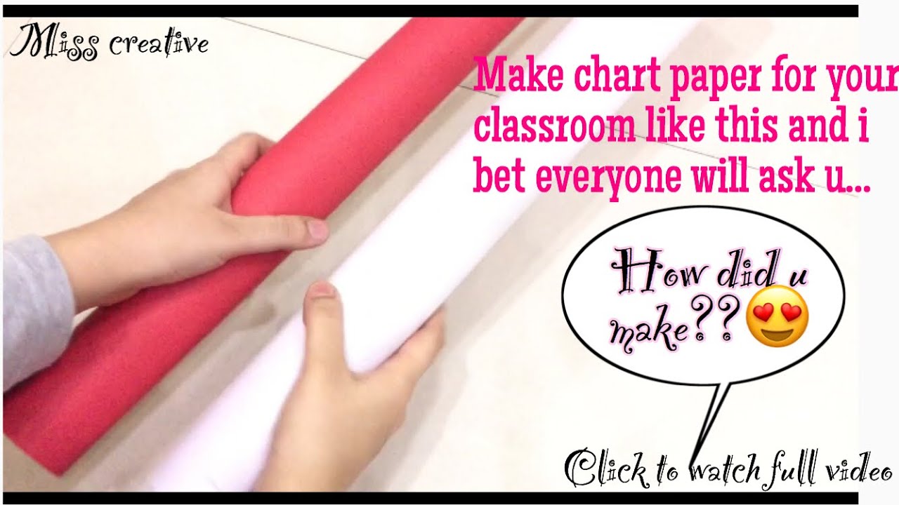 How To Make Chart Paper