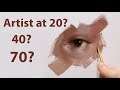 At what age you can become an artist / Eye Painting