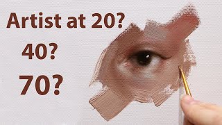 At what age you can become an artist / Eye Painting