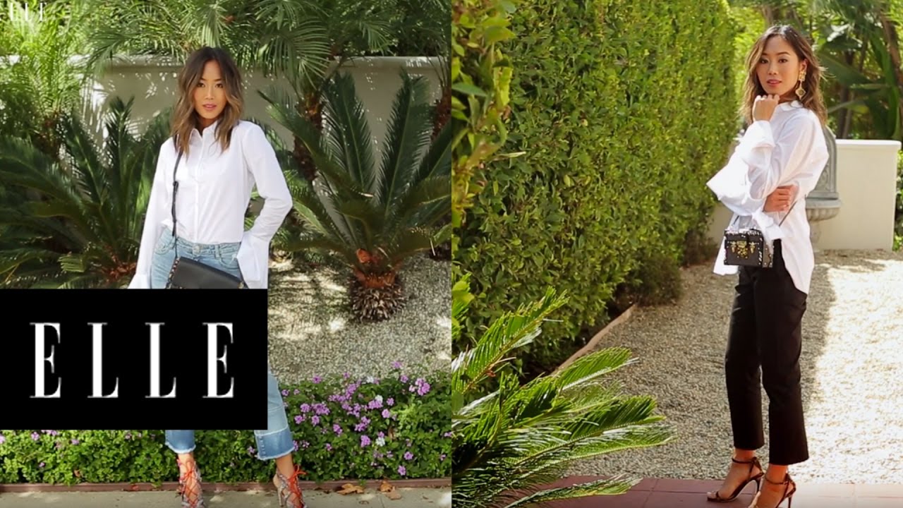 Style A White Button Down with Aimee Song | ELLEvate Your Style | ELLE
