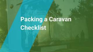 Packing a Caravan Checklist
