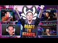 CS GO PROS & CASTERS REACT TO KENNYS PLAYS