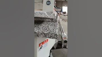 Did you know that stone edges can also be treated in this way? One machine for many edge shapes