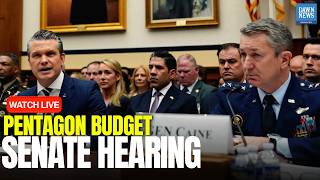 🔴 LIVE: US War Secretary Pete Hegseth and General John Caine Senate Hearing