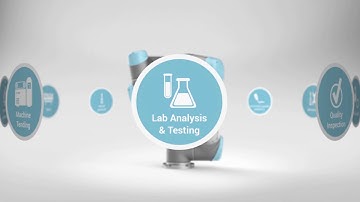 Collaborative robots in lab analysis application