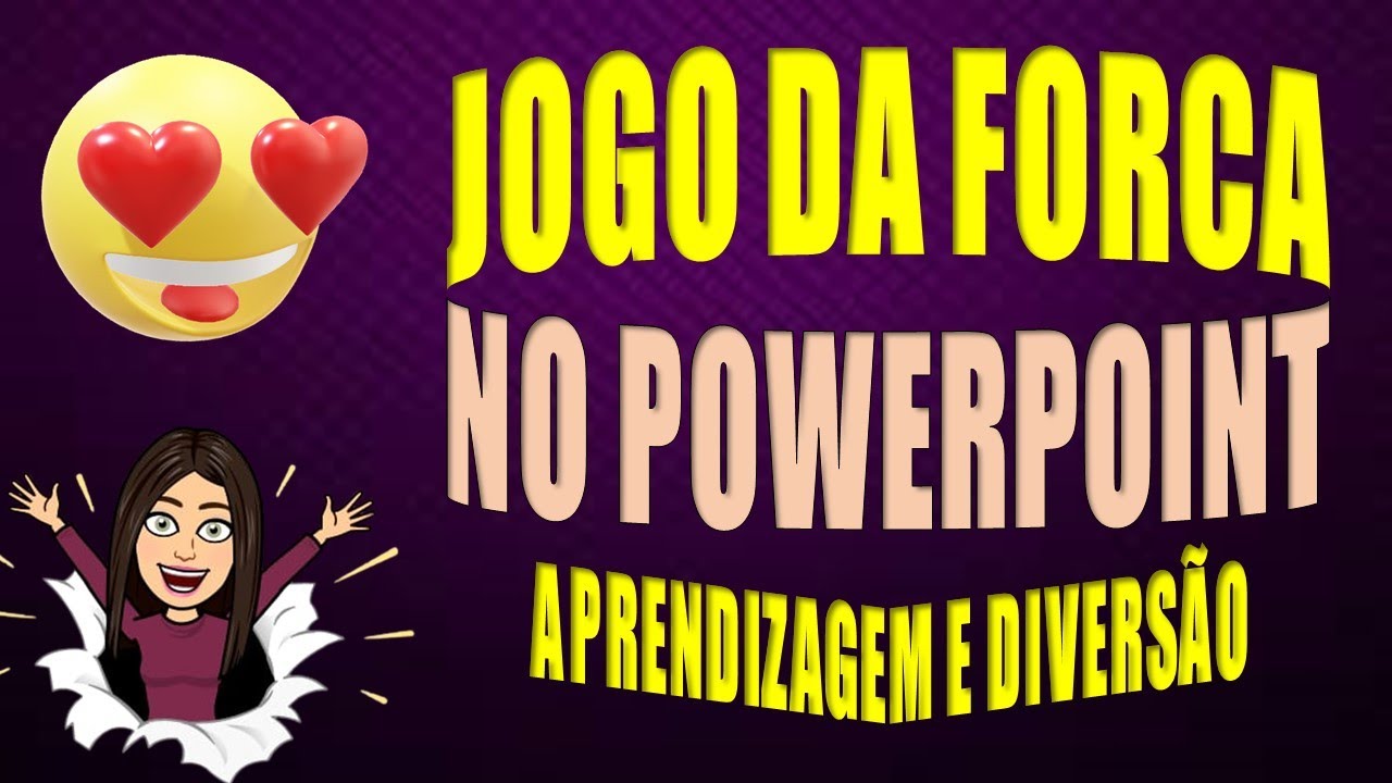 😊JOGO da FORCA no POWERPOINT | APRENDIZAGEM e DIVERSÃO