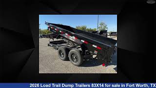 Breathtaking 2026 Load Trail Dump Trailers Dump Trailer For Sale in Fort Worth, TX