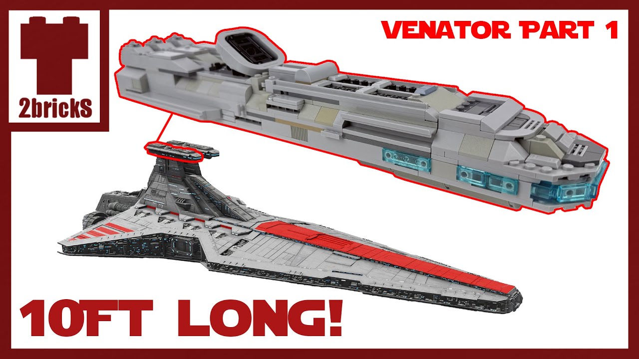 BUILDING A 10FT LEGO VENATOR! Part 1 - The Bridge - YouTube