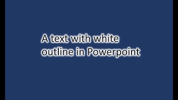How to Add White Outline Around Text in PowerPoint/ Office (Glow Effect – No Box Around Letters)
