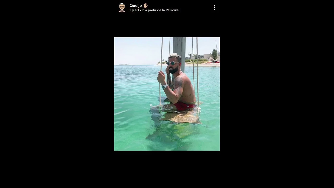 Vincent Queijo et Maddy Burciaga (les anges) leur première vacance ensemble à Dubai